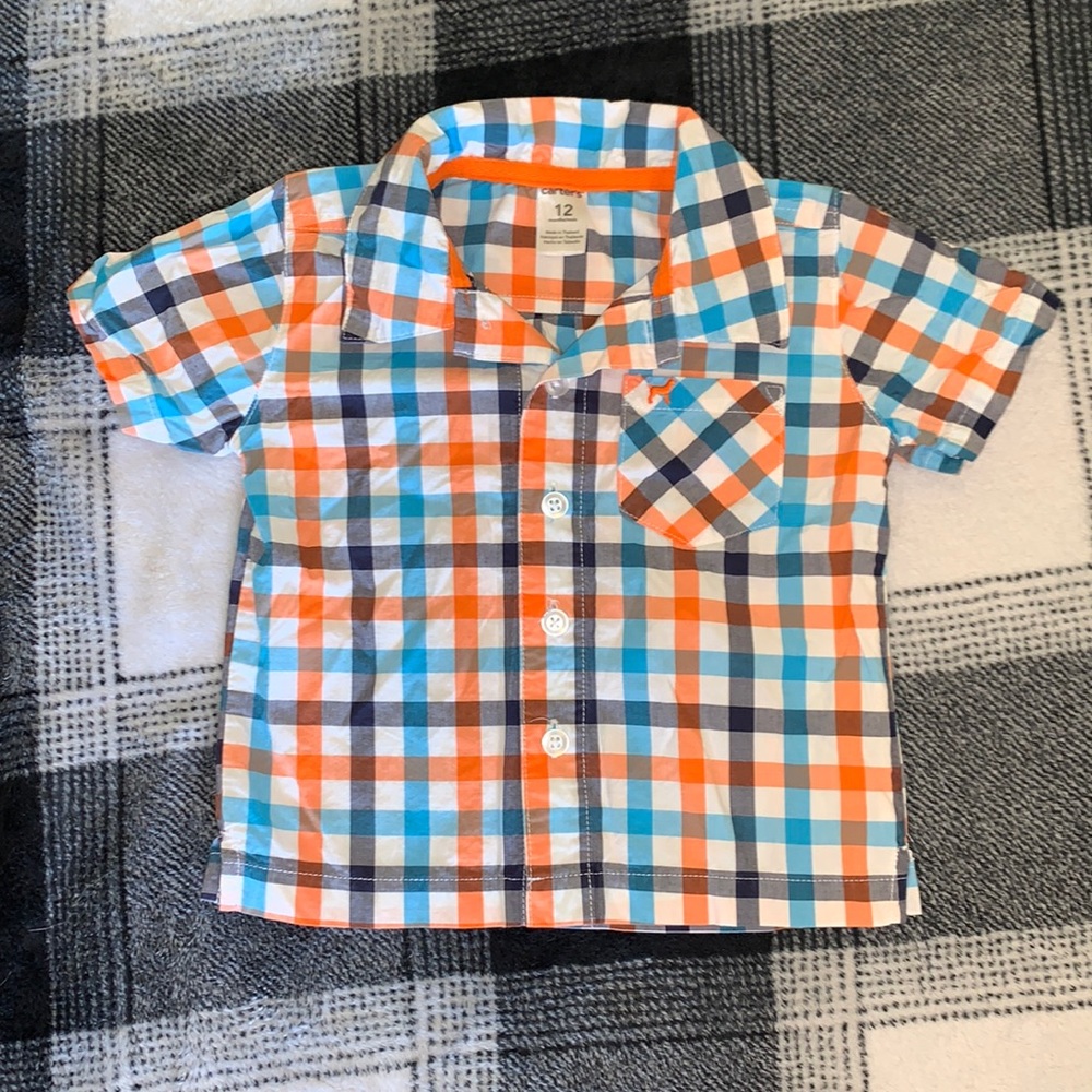 Carter’s Plaid Button Up Shirt